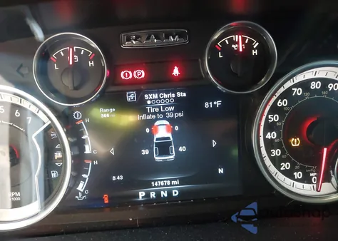 2013 Ram 1500 Sport z USA, uszkodzony, nr VIN 1C6RR7MT5DS666816